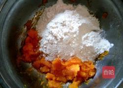 南瓜玫瑰馒头的做法图解3