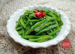 爆炒四季豆的做法图解6