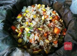 荷叶糯米饭的做法图解14