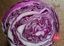 紫甘蓝+水果沙拉的做法图解2