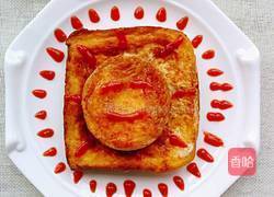 鸡蛋煎面包的做法图解9