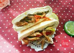 烧饼夹里脊的做法图解9