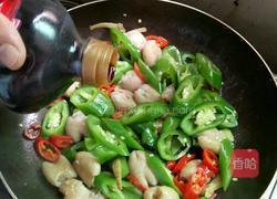 尖椒猪大肠的做法图解6