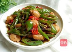 尖椒猪大肠的做法图解7