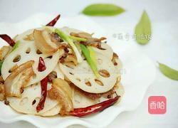 藕炒肉片的做法图解12