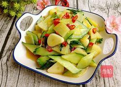 老黄瓜炒土豆片的做法图解7