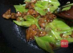 青笋炒肉的做法图解11