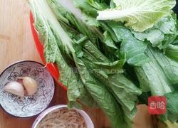 耗油虾米小白菜的做法图解1