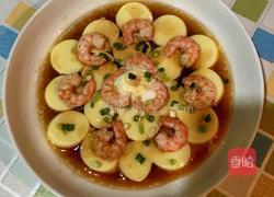 虾仁蒸豆腐的做法图解8