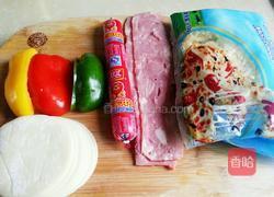 饺子皮批萨的做法图解1