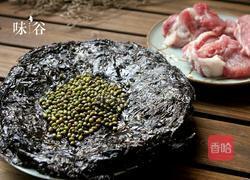 绿豆紫菜排骨汤的做法图解1