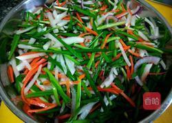 韩式拌韭菜的做法图解4