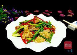 韭苔炒鱿鱼的做法图解9