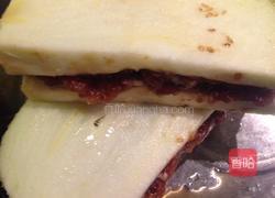 炸茄盒的做法图解3