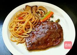 牛排意面的做法图解8