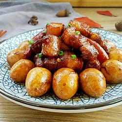 红烧肉炖蛋的做法[图]