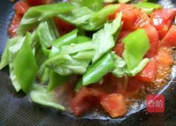 青椒炒番茄的做法图解5