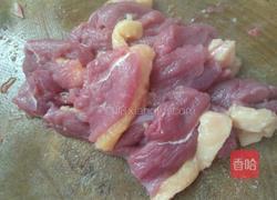 豆豉双椒炒鹅肉的做法图解1