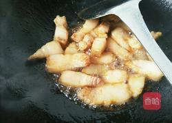 缸豆干红烧肉的做法图解4