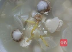 蛤蜊豆腐萝卜汤的做法图解8