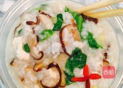 香菇青菜鸡肉粥❤️的做法图解5