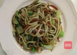 黑胡椒牛柳炒乌冬面的做法图解7