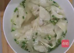 Illustration of how to make small wontons in clear soup 7