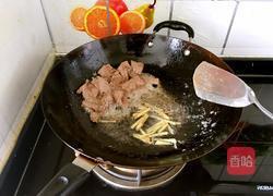 牛肉炒芥兰的做法图解8