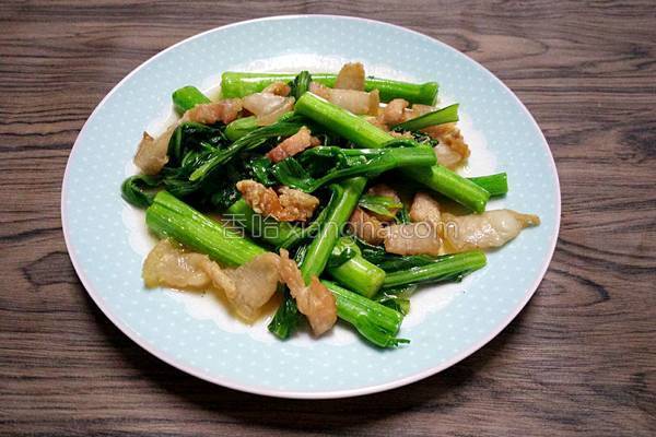 菜心炒肉