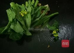 菜心炒肉的做法图解5