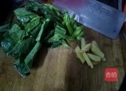 姜汁芥兰的做法图解1