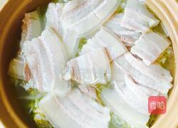 沙锅炖酸菜血肠的做法图解3