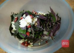 拌苏子叶的做法图解3