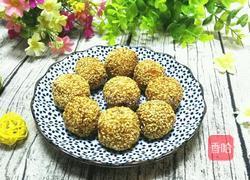 油炸香芋地瓜丸的做法图解12