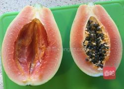 鲜奶木瓜的做法图解2