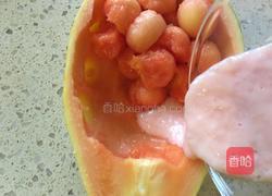 鲜奶木瓜的做法图解7