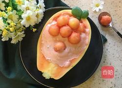 鲜奶木瓜的做法图解8