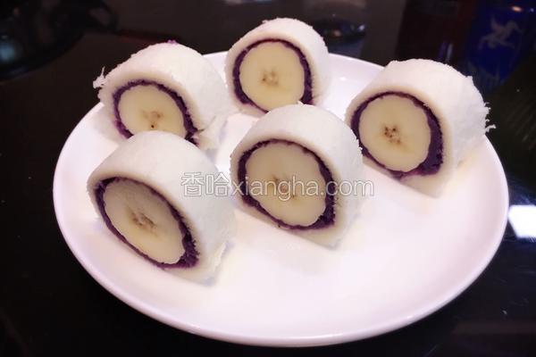 宝宝辅食－紫薯吐司卷