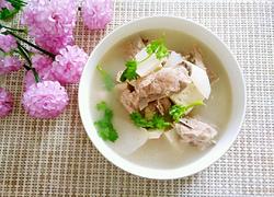 白萝卜豆腐排骨汤