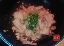 干锅咸肉有机花菜的做法图解4