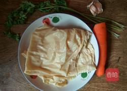 家常凉拌豆油皮的做法图解1