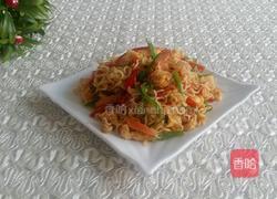 蛋炒方便面的做法图解7