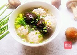 香菇肉丸汤的做法图解5