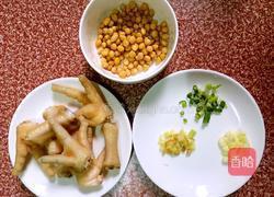 鸡爪焖黄豆的做法图解4