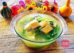 菠菜豆腐的做法图解7