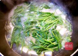 菠菜豆腐的做法图解6