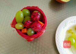 火龙果石榴鲜果盅的做法图解6