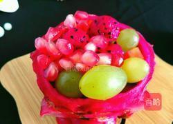 火龙果石榴鲜果盅的做法图解9