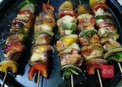 电饼铛烤鸡肉串的做法图解8