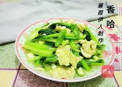 鸡蛋炒荠菜的做法图解7
